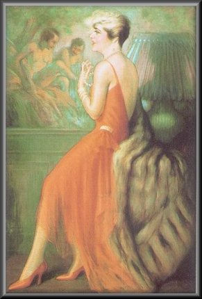Madame Nina Ricci par le peintre Cireuse, en 1932.