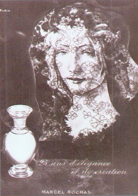 La lgende veut que la forme du flacon Femme soit inspire des formes avantageuses de la comdienne Mae West.